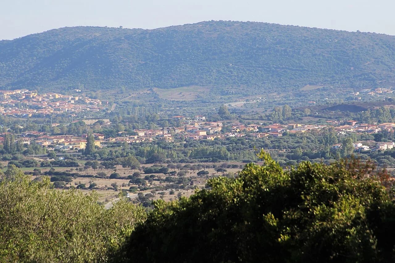 Panorama de Budoni dans le nord-est de la Sardaigne