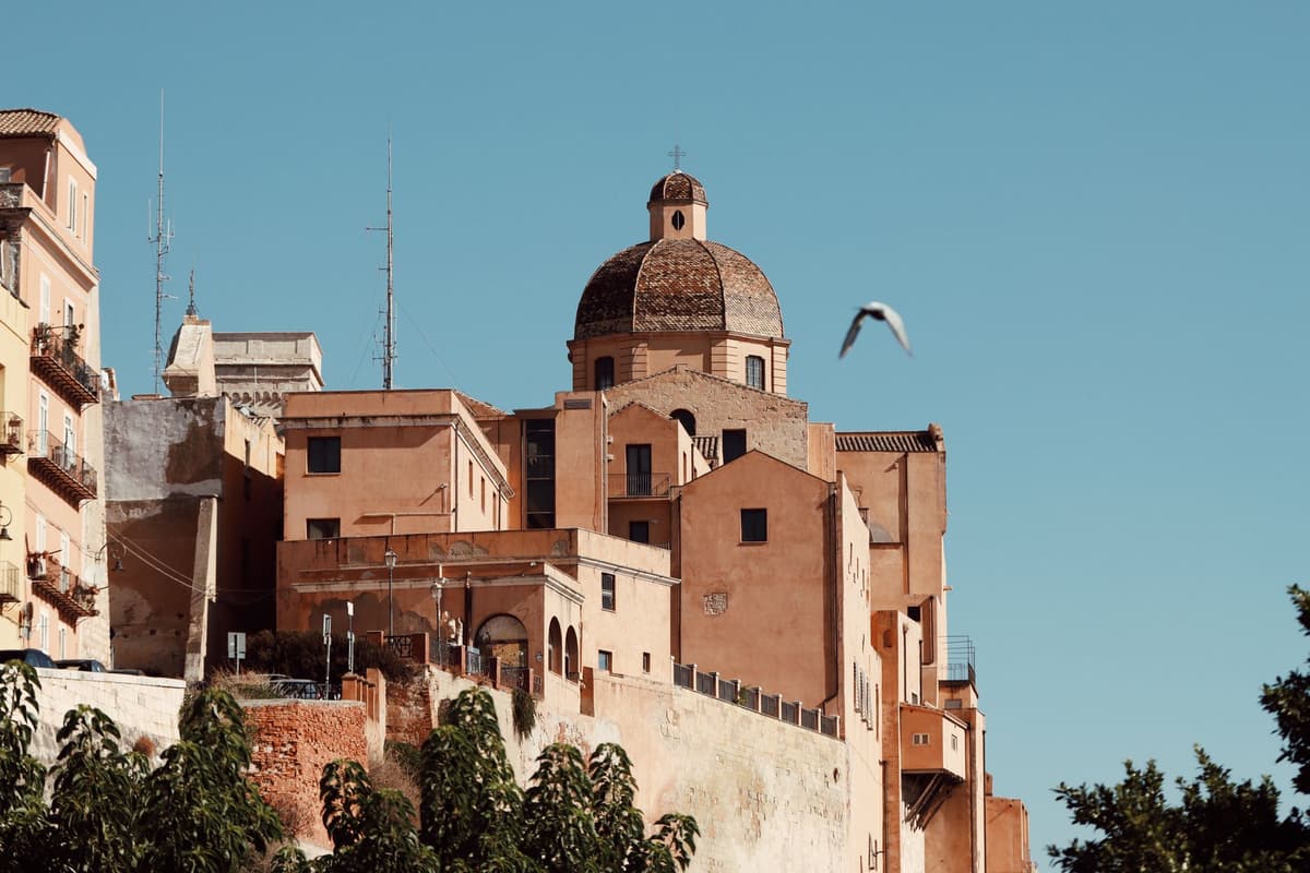 Vue sur Cagliari en Sardaigne