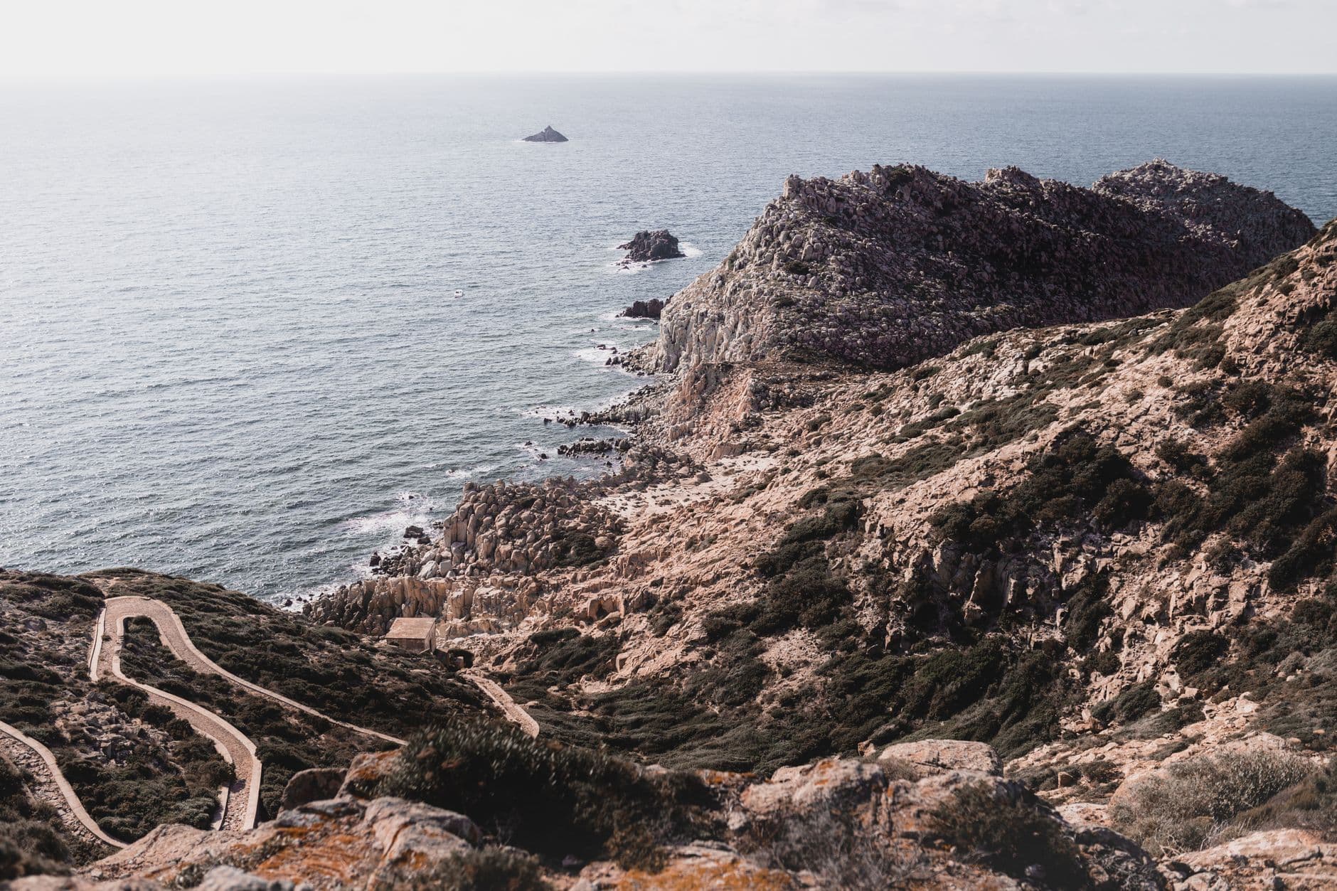 Route côtière en Sardaigne