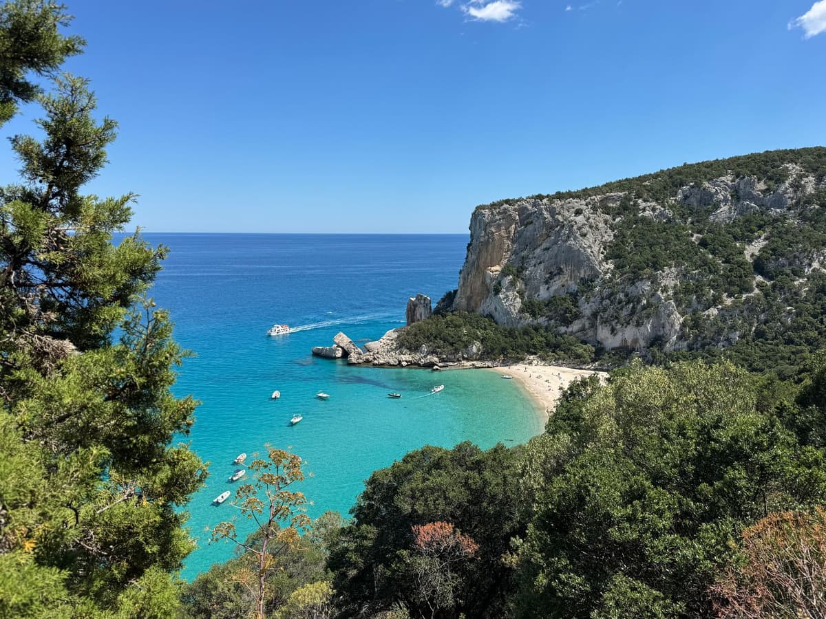 Crique de Cala Luna, dans le golfe d'Orosei